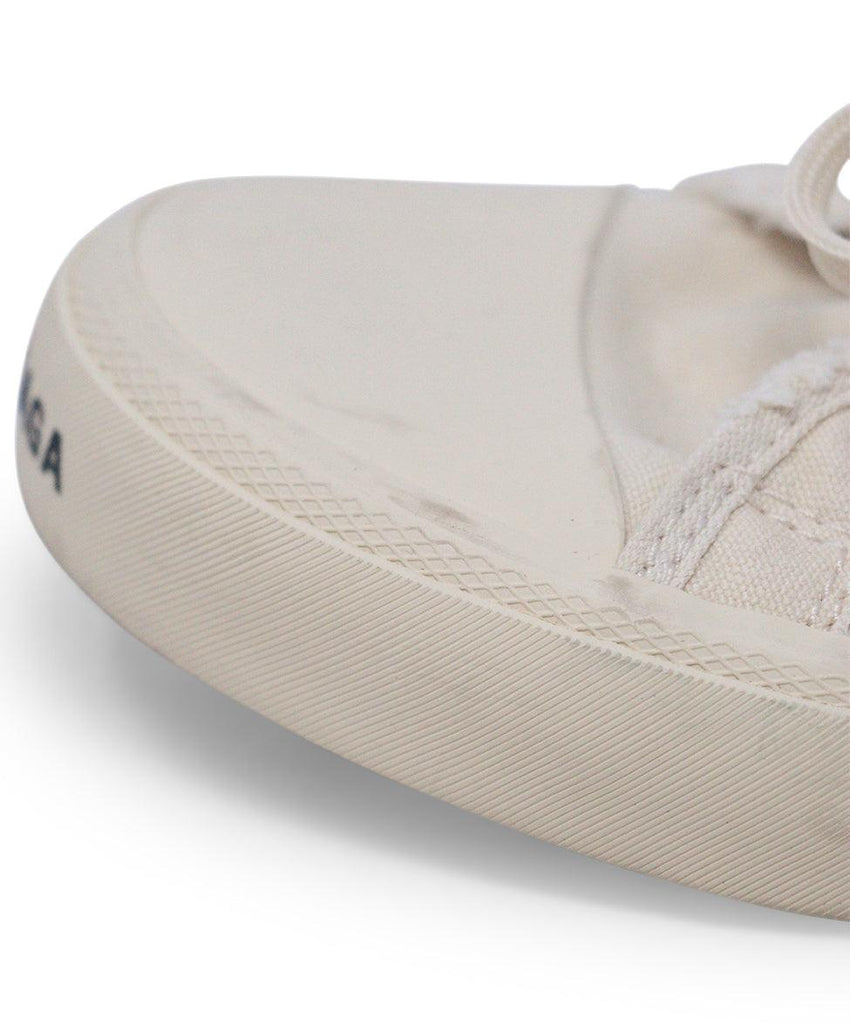 Balenciaga Beige Canvas Sneakers sz 8 - Michael's Consignment NYC