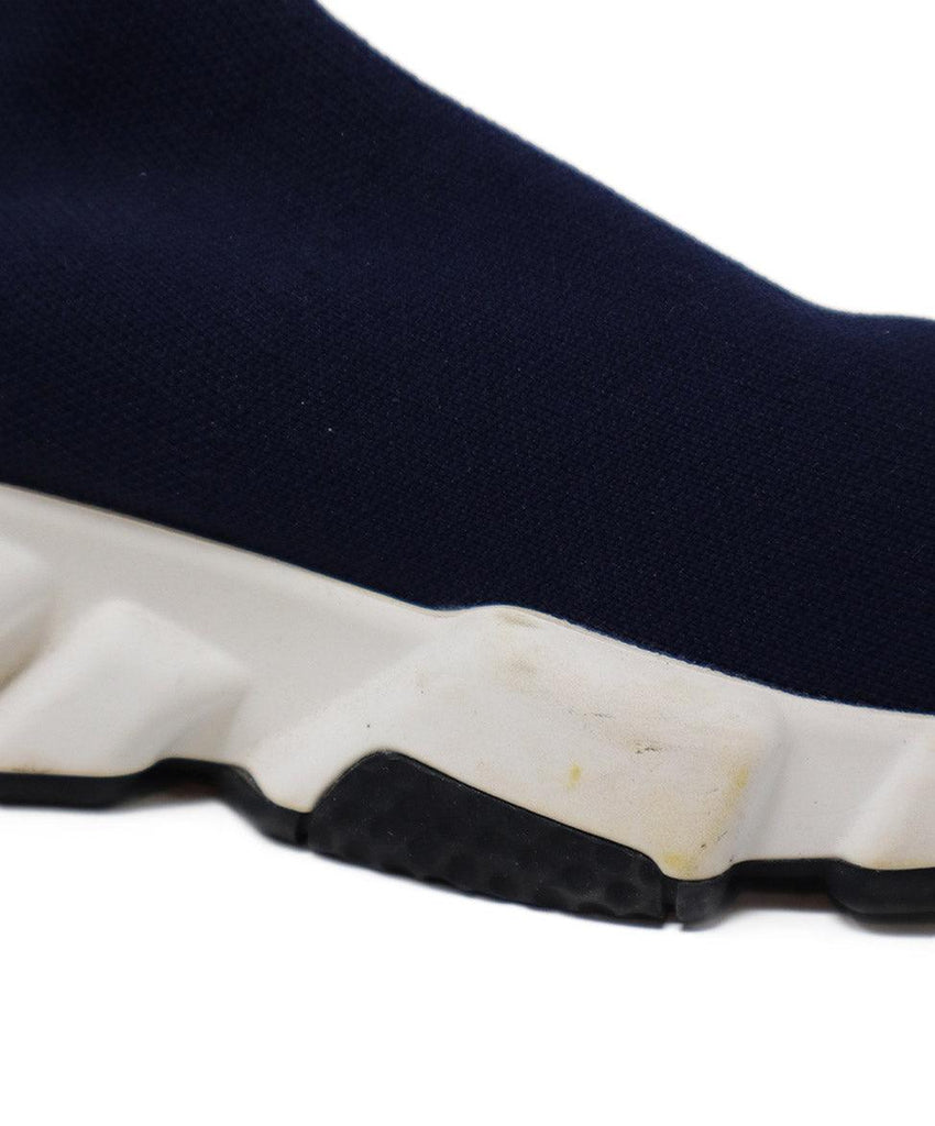Balenciaga Navy Spandex Sneakers sz 9 - Michael's Consignment NYC