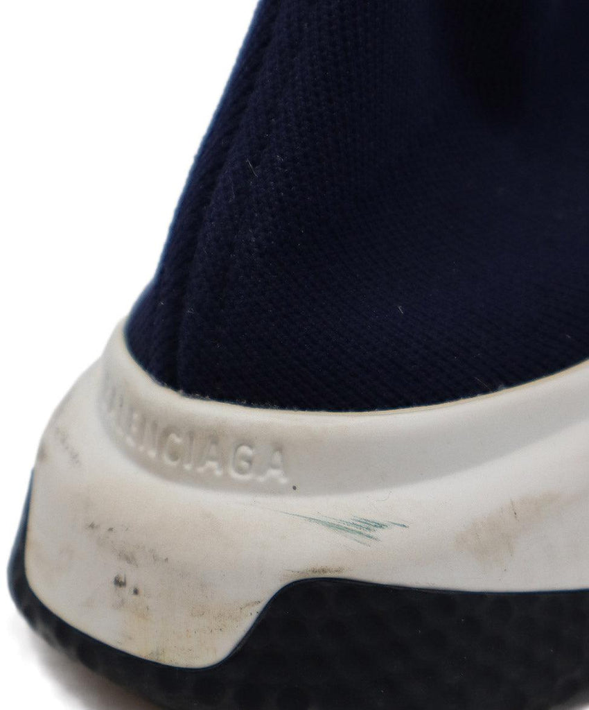 Balenciaga Navy Spandex Sneakers sz 9 - Michael's Consignment NYC