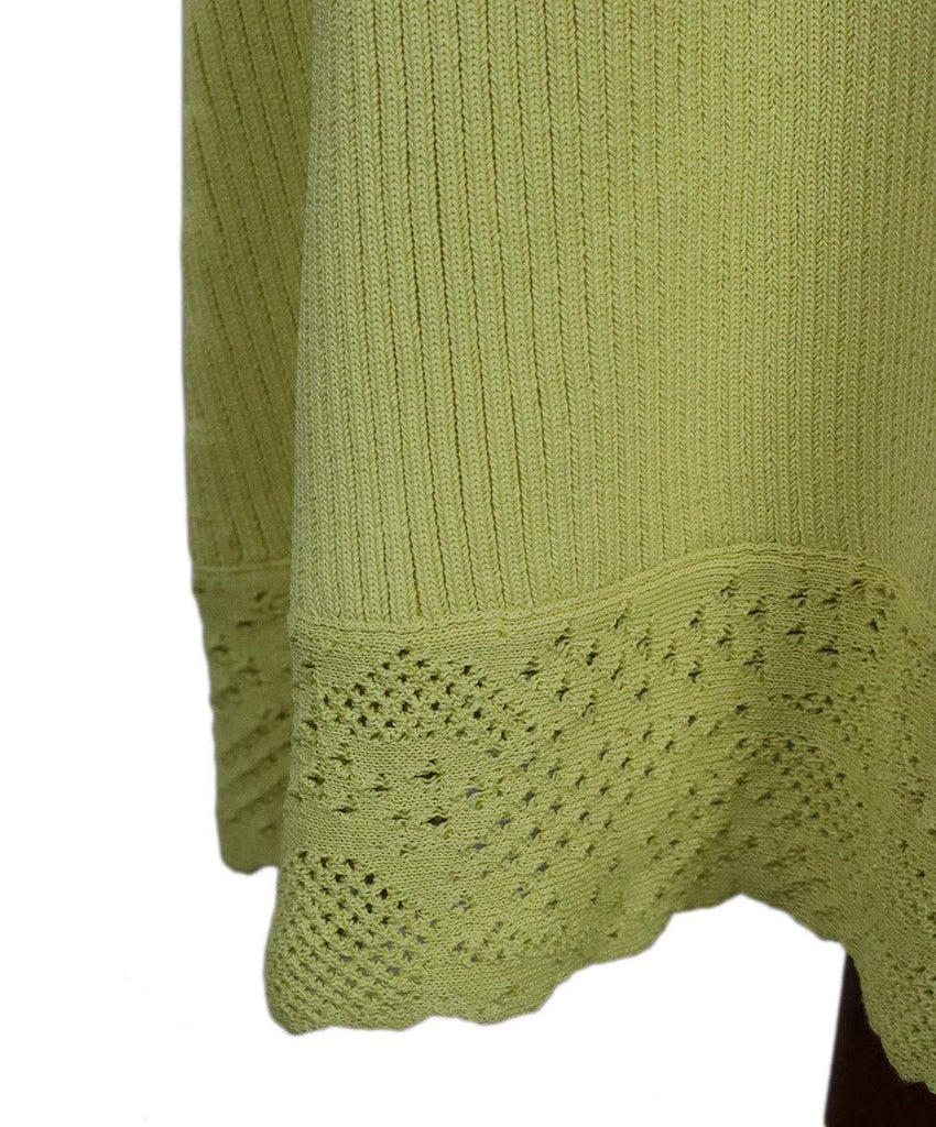 Balenciaga Neon Yellow Knit Skirt sz 6 - Michael's Consignment NYC