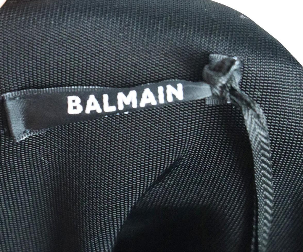 Balmain Black & Silver Sequin Dress sz 6 - Michael's Consignment NYC
