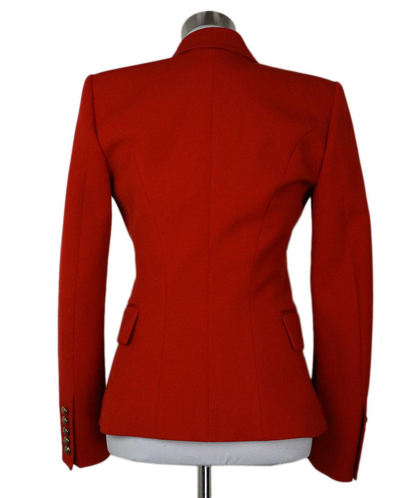 Balmain Red Wool Blazer sz 2 - Michael's Consignment NYC