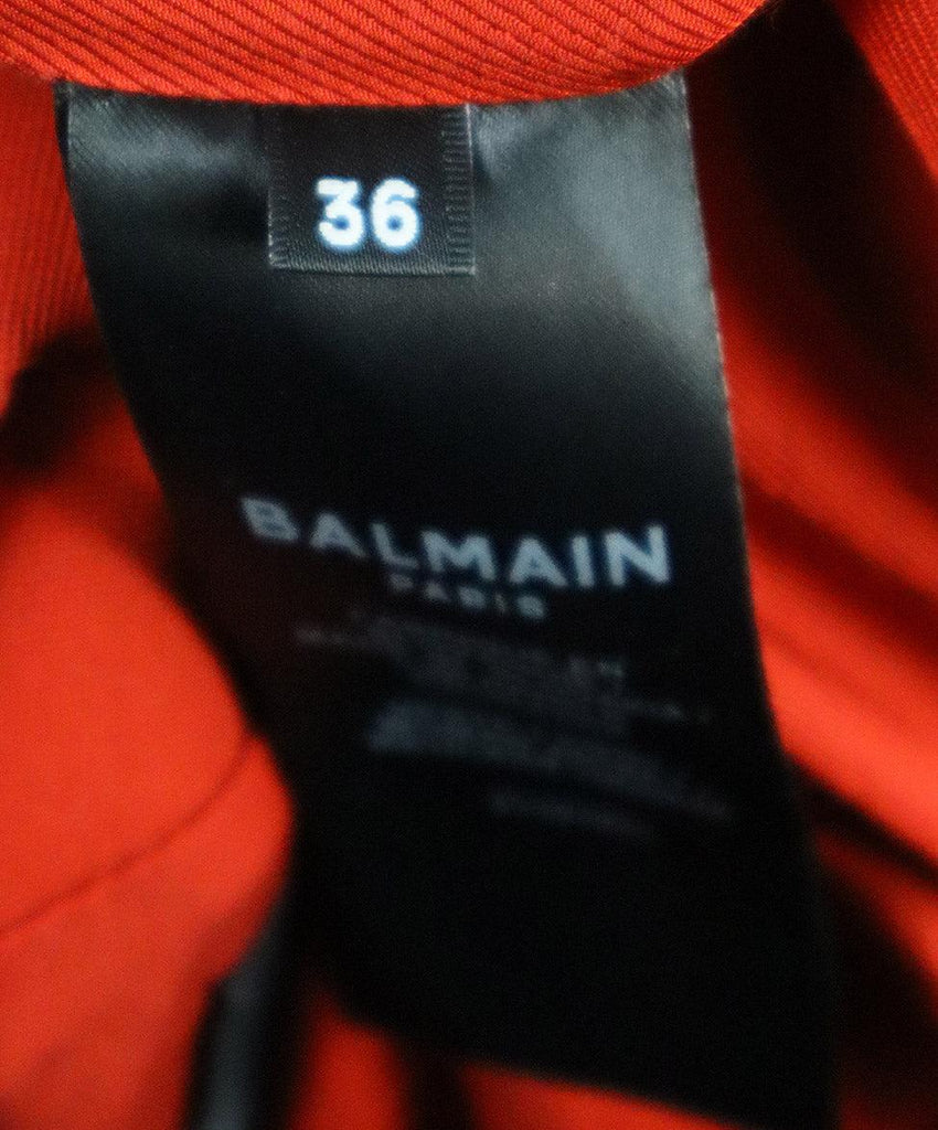 Balmain Red Wool Blazer sz 2 - Michael's Consignment NYC
