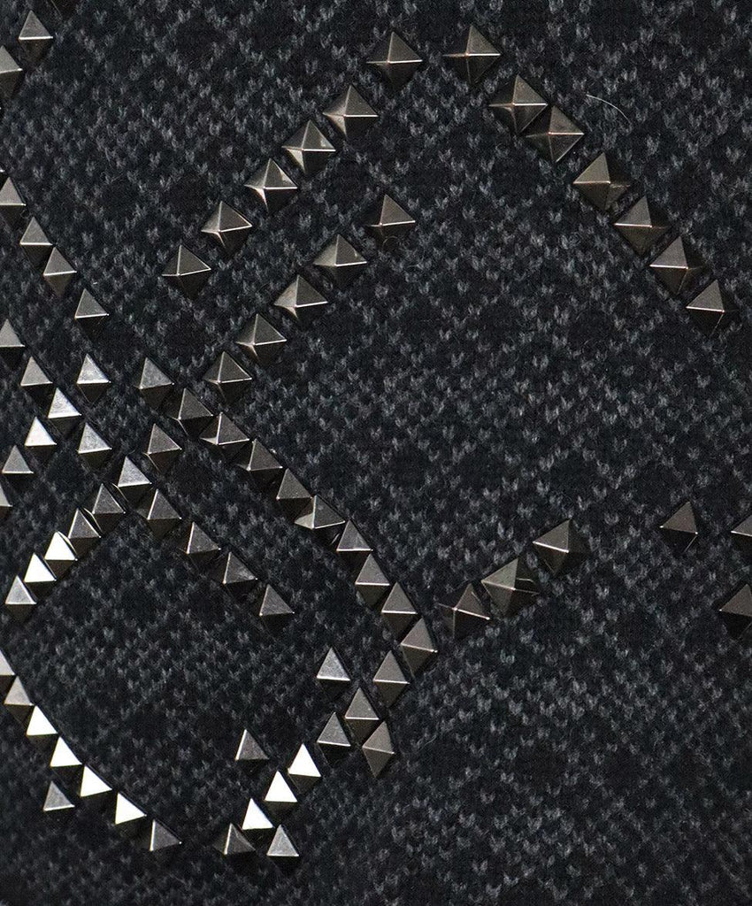 Bottega Veneta Charcoal Cashmere Studs Sweater sz 6 - Michael's Consignment NYC