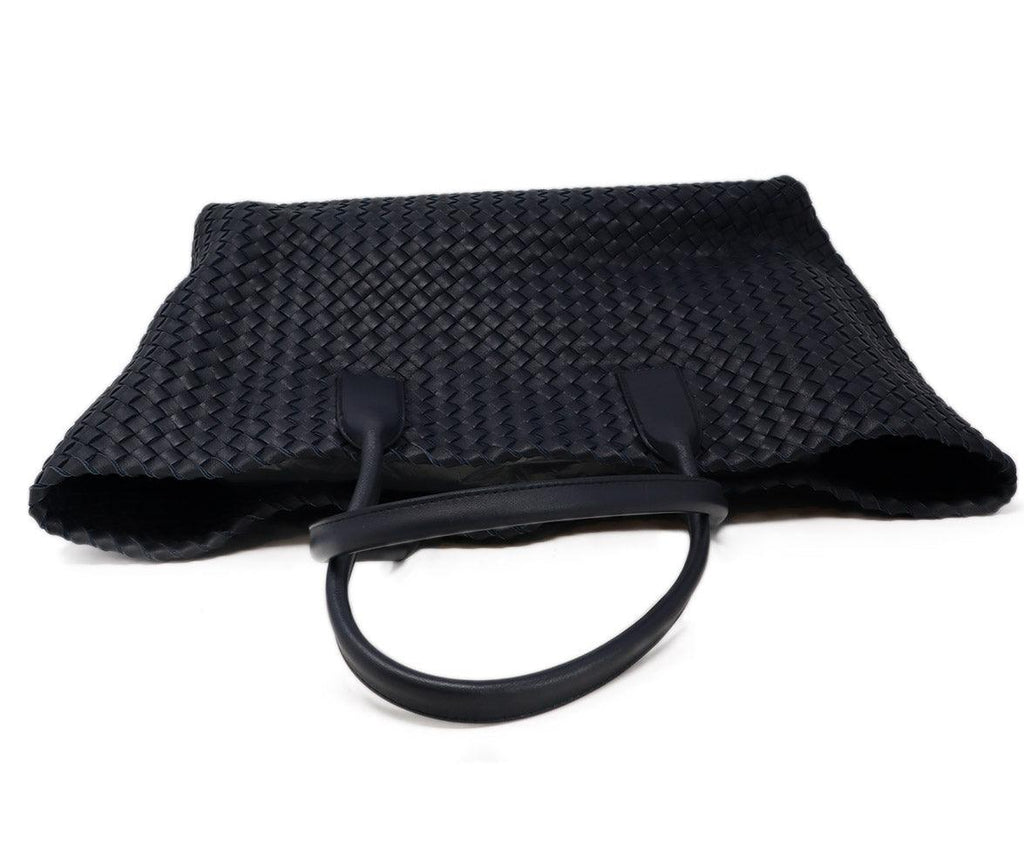 Bottega Veneta Navy Medium Cabat Tote - Michael's Consignment NYC