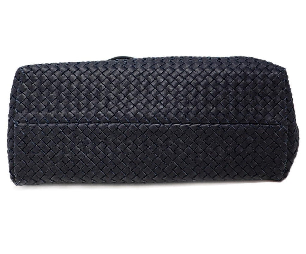 Bottega Veneta Navy Medium Cabat Tote - Michael's Consignment NYC