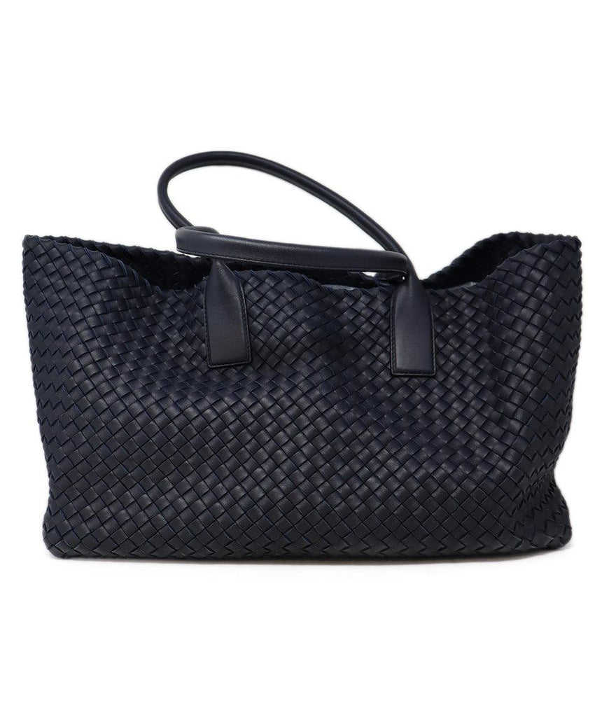 Bottega Veneta Navy Medium Cabat Tote - Michael's Consignment NYC