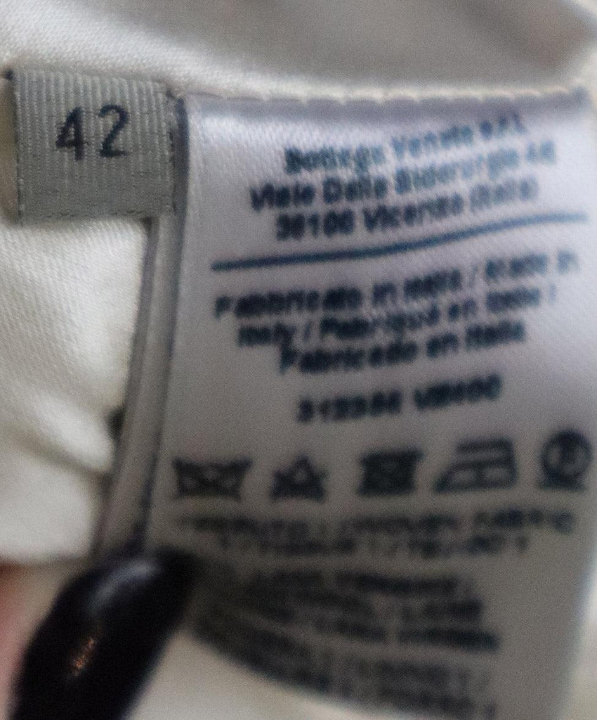Bottega Veneta Rust & Ivory Print Dress sz 4 - Michael's Consignment NYC
