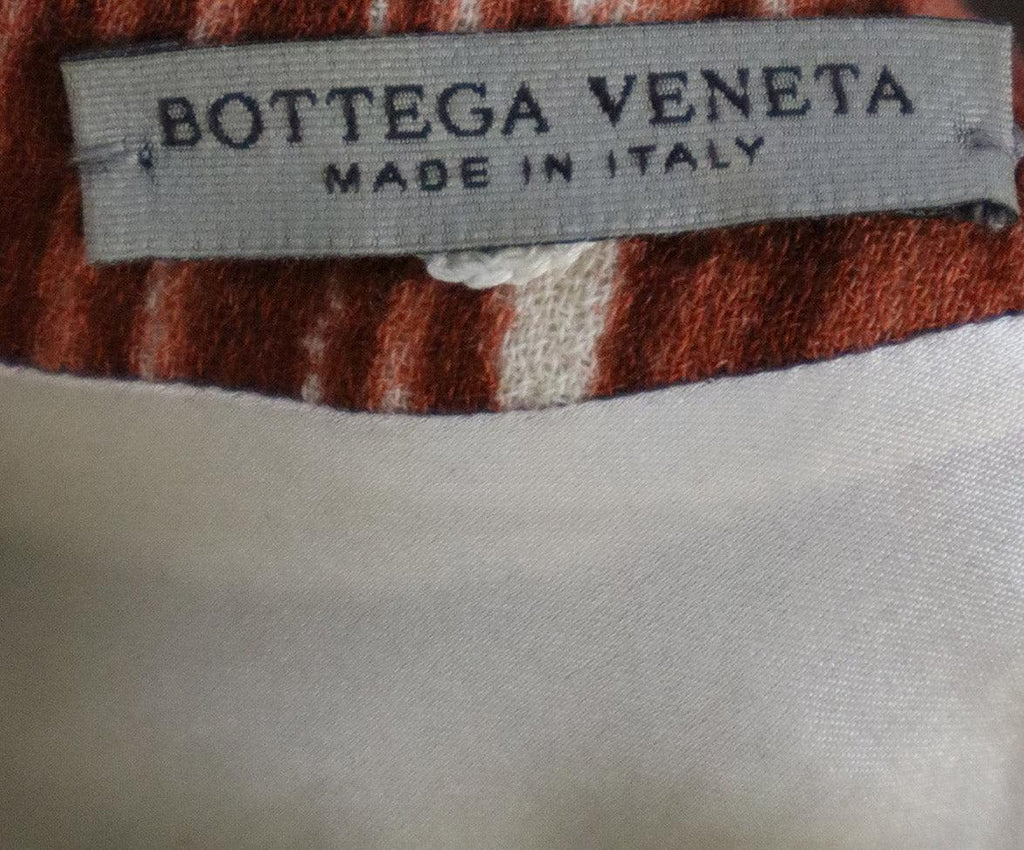 Bottega Veneta Rust & Ivory Print Dress sz 4 - Michael's Consignment NYC
