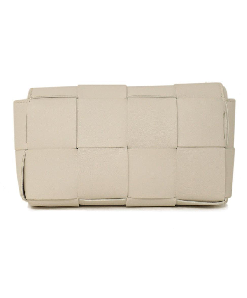 Bottega Veneta White Cassette Belt Bag - Michael's Consignment NYC