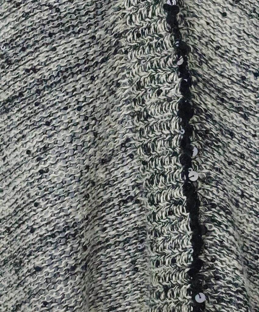 Brunello Cucinelli Black & Cream Sequin Cardigan sz 8 - Michael's Consignment NYC