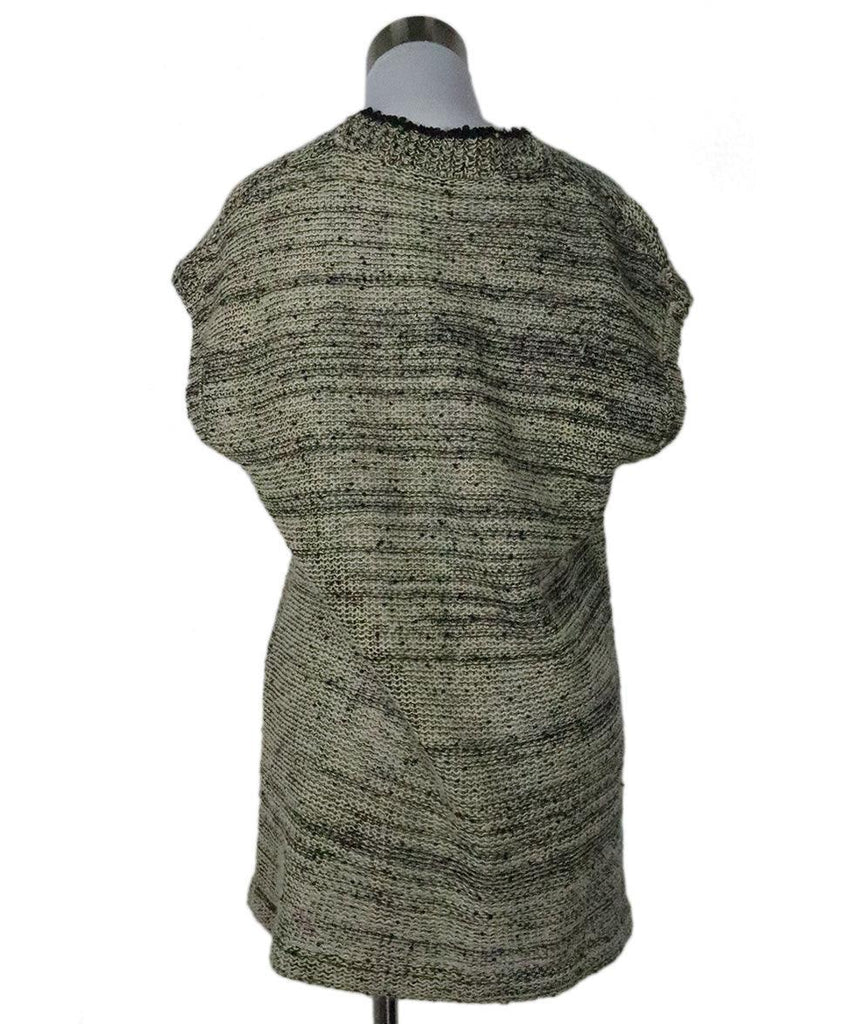 Brunello Cucinelli Black & Cream Sequin Cardigan sz 8 - Michael's Consignment NYC