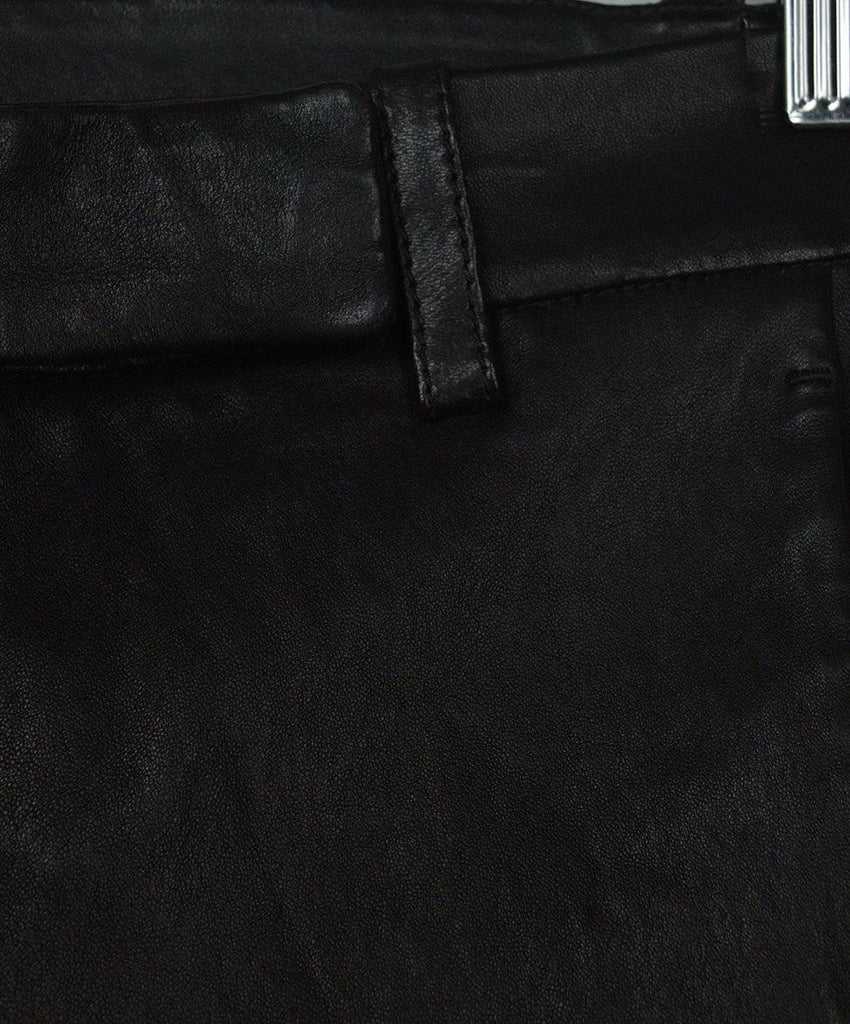 Brunello Cucinelli Brown Leather Pants sz 4 - Michael's Consignment NYC