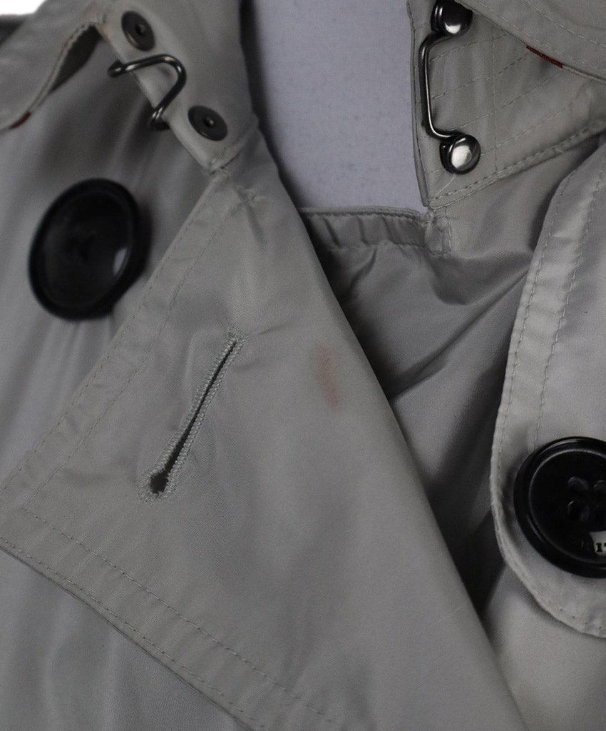 Burberry Brit Grey Nylon Coat sz 12 - Michael's Consignment NYC