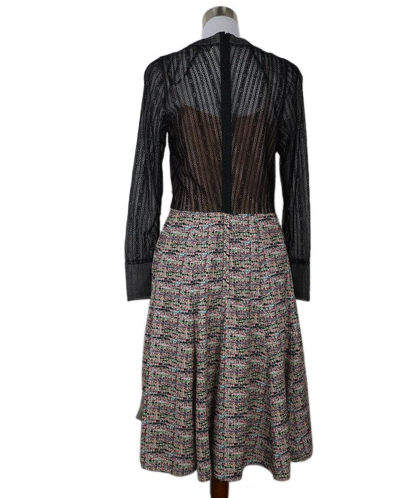 Byron Lars Black & Multicolor Lace Dress sz 8 - Michael's Consignment NYC