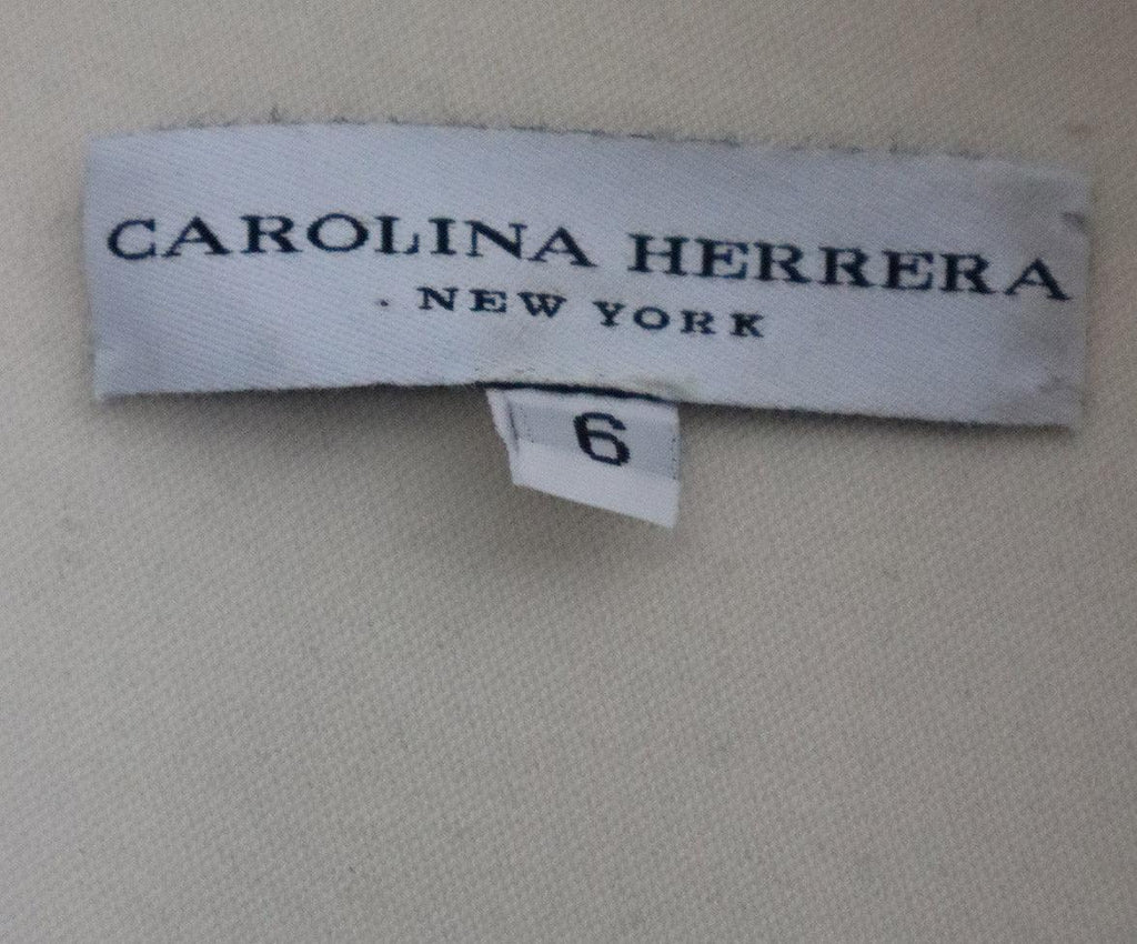 Carolina Herrera Black & Cream Wool Dress sz 4 - Michael's Consignment NYC