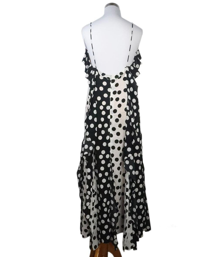 Carolina Herrera Black & White Polka Dot Dress sz 8 - Michael's Consignment NYC