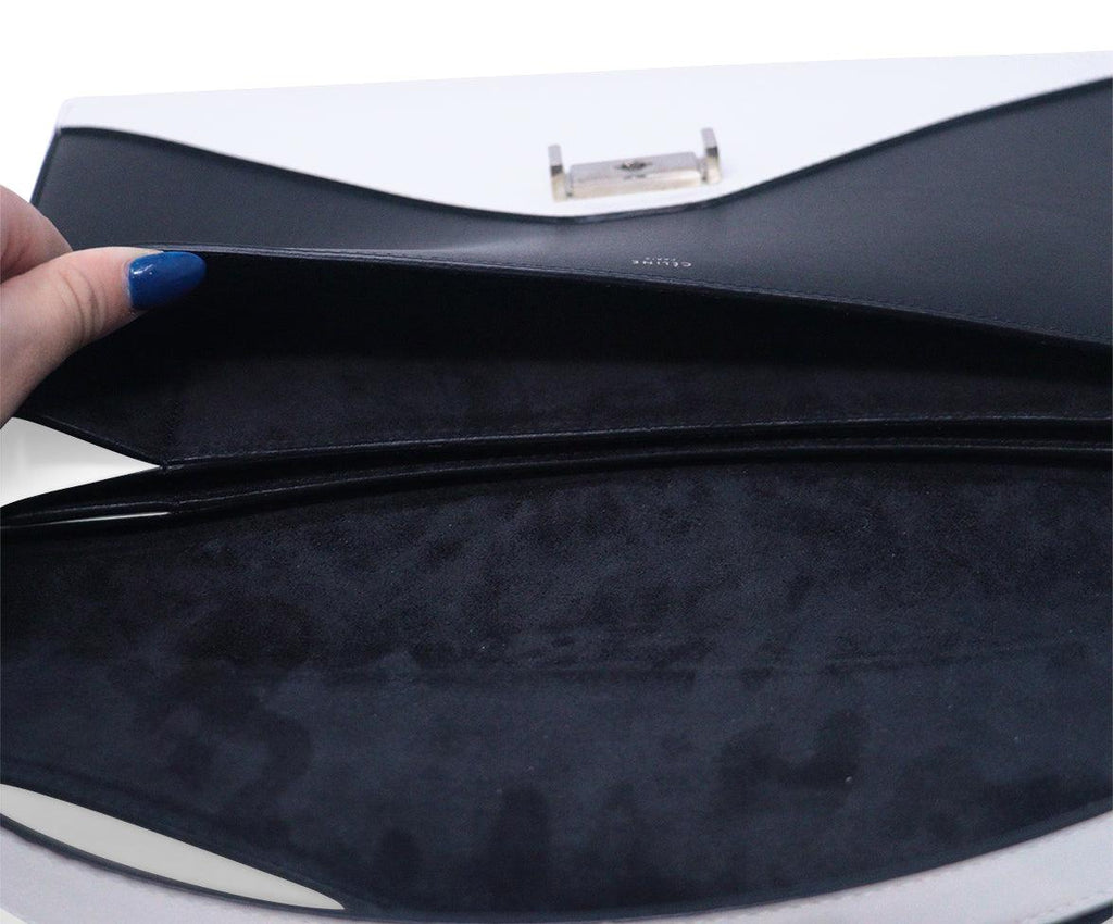 Celine B&W Leather Shoulder Bag - Michael's Consignment NYC