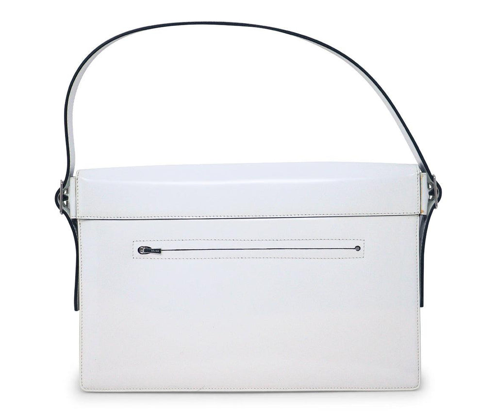 Celine B&W Leather Shoulder Bag - Michael's Consignment NYC