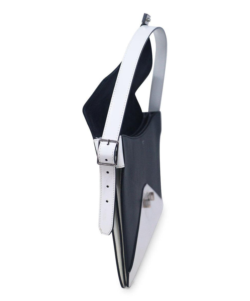 Celine B&W Leather Shoulder Bag - Michael's Consignment NYC