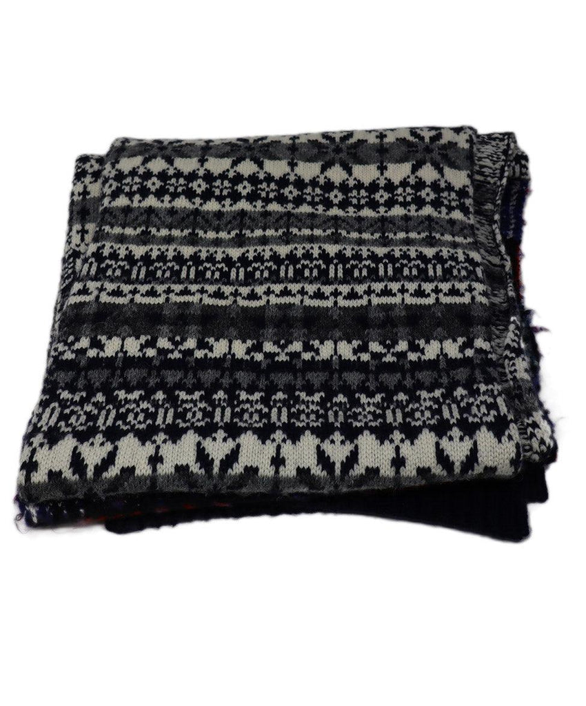 Chanel Multicolor Plaid Wool & Cashmere Shawl - Michael's Consignment NYC