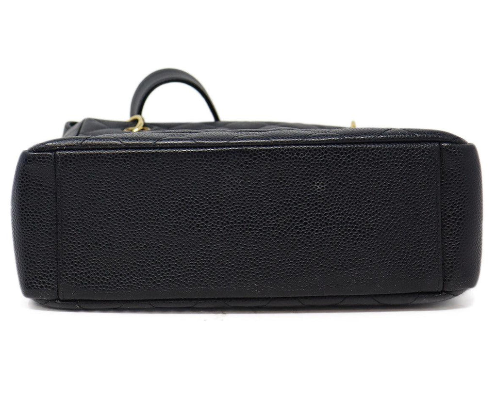 Chanel Vintage Black Caviar Leather Petite Shopper Tote - Michael's Consignment NYC