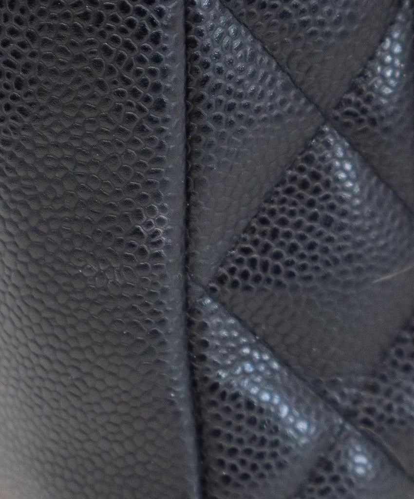 Chanel Vintage Black Caviar Leather Petite Shopper Tote - Michael's Consignment NYC