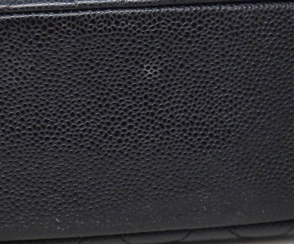 Chanel Vintage Black Caviar Leather Petite Shopper Tote - Michael's Consignment NYC
