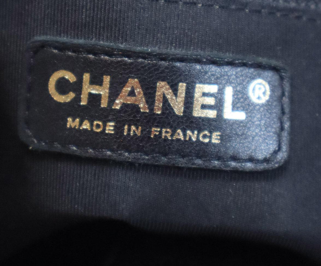 Chanel Vintage Black Caviar Leather Petite Shopper Tote - Michael's Consignment NYC