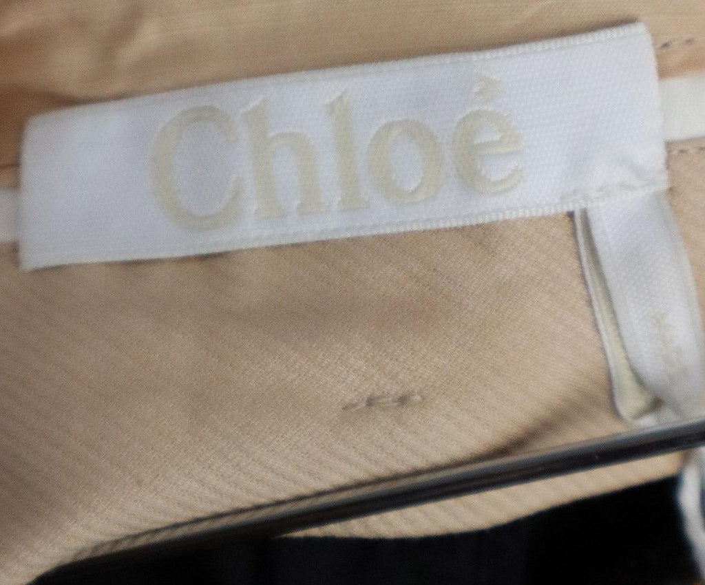 Chloe Green Herringbone Cargo Pants sz 2 - Michael's Consignment NYC