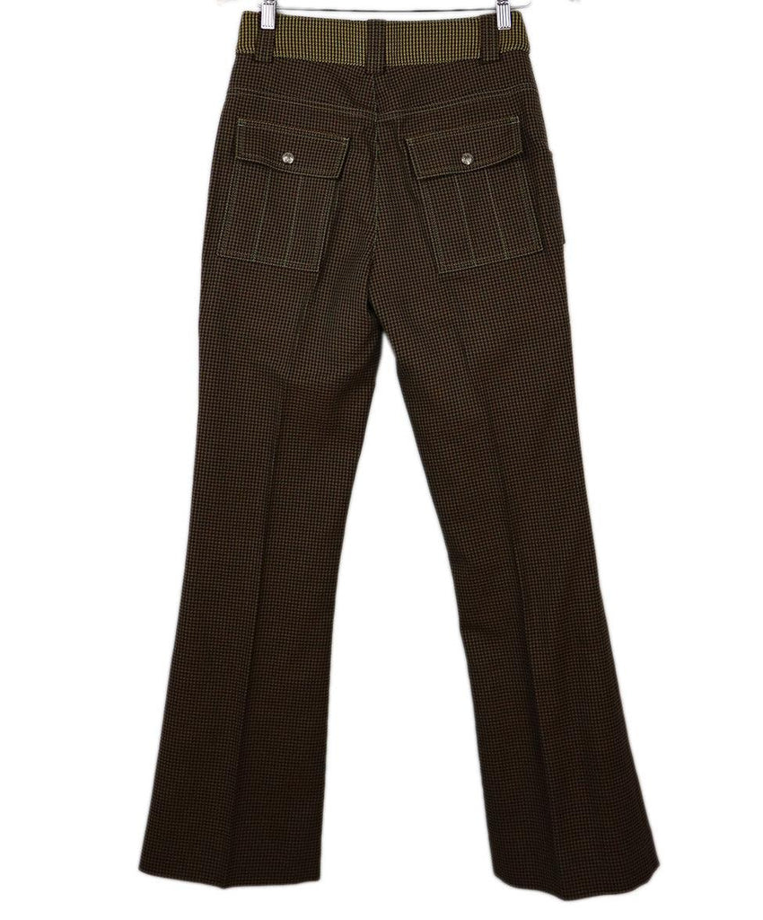 Chloe Green Herringbone Cargo Pants sz 2 - Michael's Consignment NYC