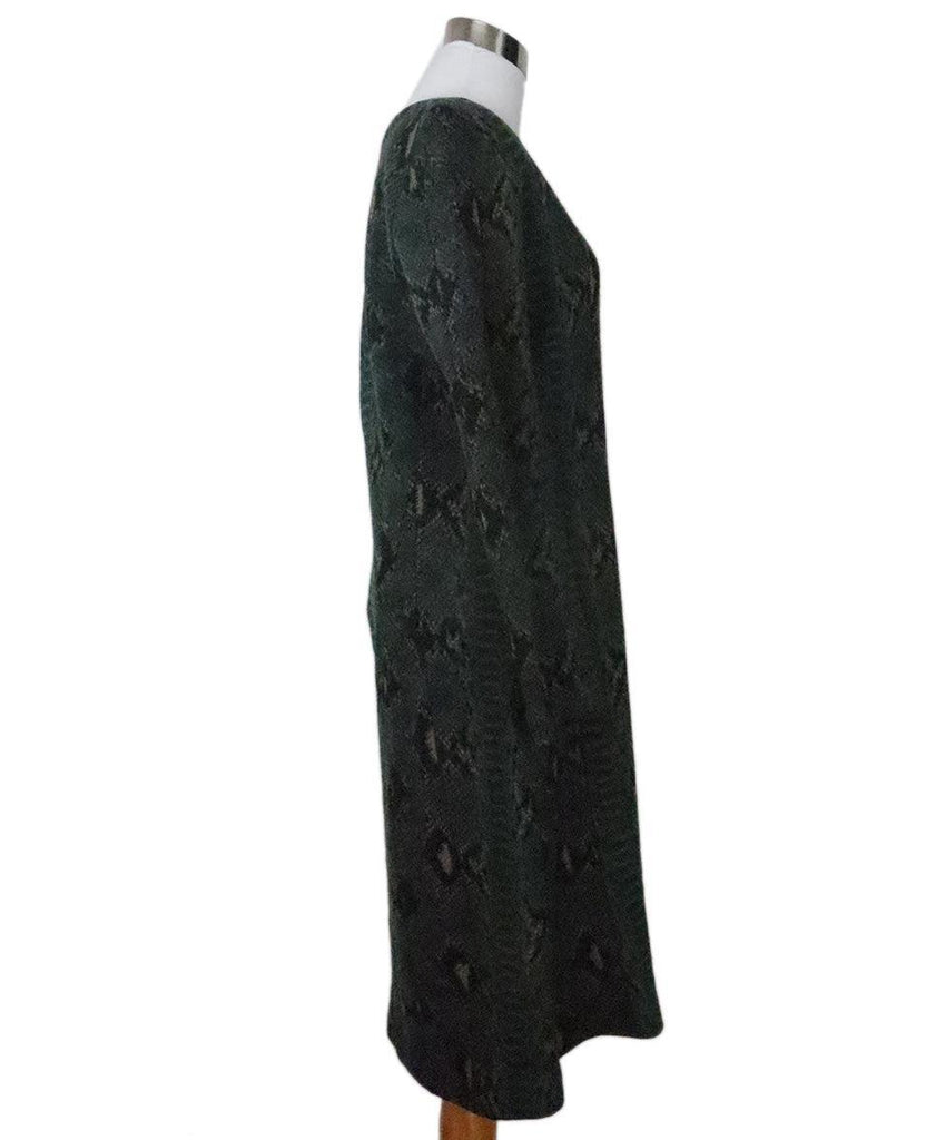 Chloe Green Snake Skin Print Dress sz 8 - Michael's Consignment NYC