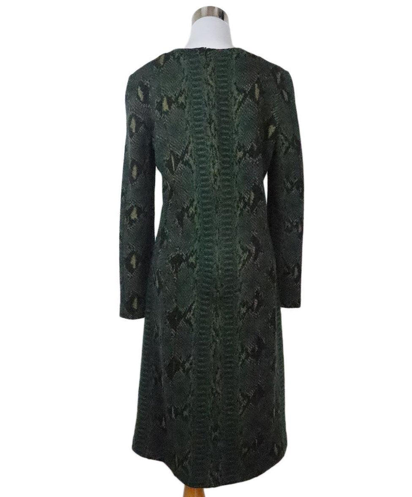 Chloe Green Snake Skin Print Dress sz 8 - Michael's Consignment NYC