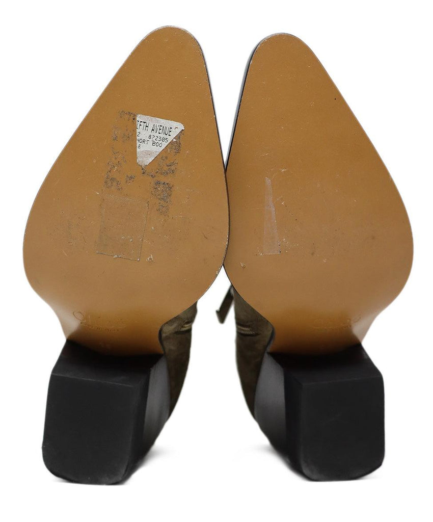 Chloe Taupe Suede Booties sz 8 - Michael's Consignment NYC