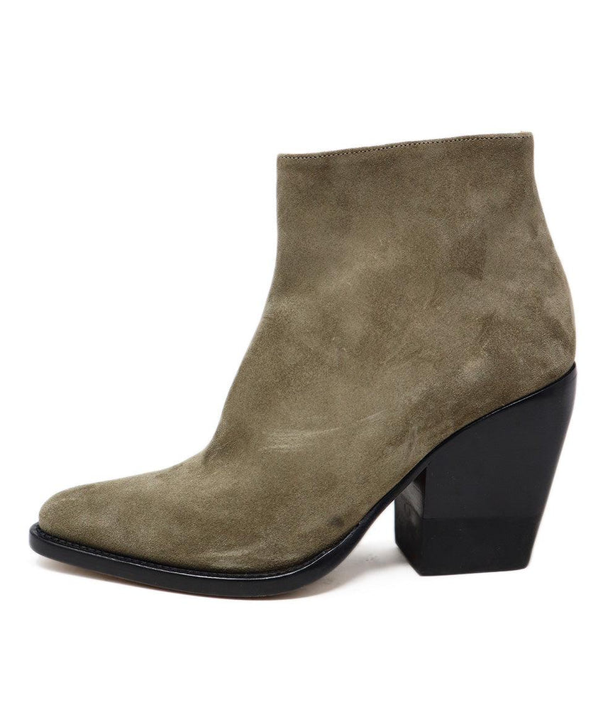 Chloe Taupe Suede Booties sz 8 - Michael's Consignment NYC