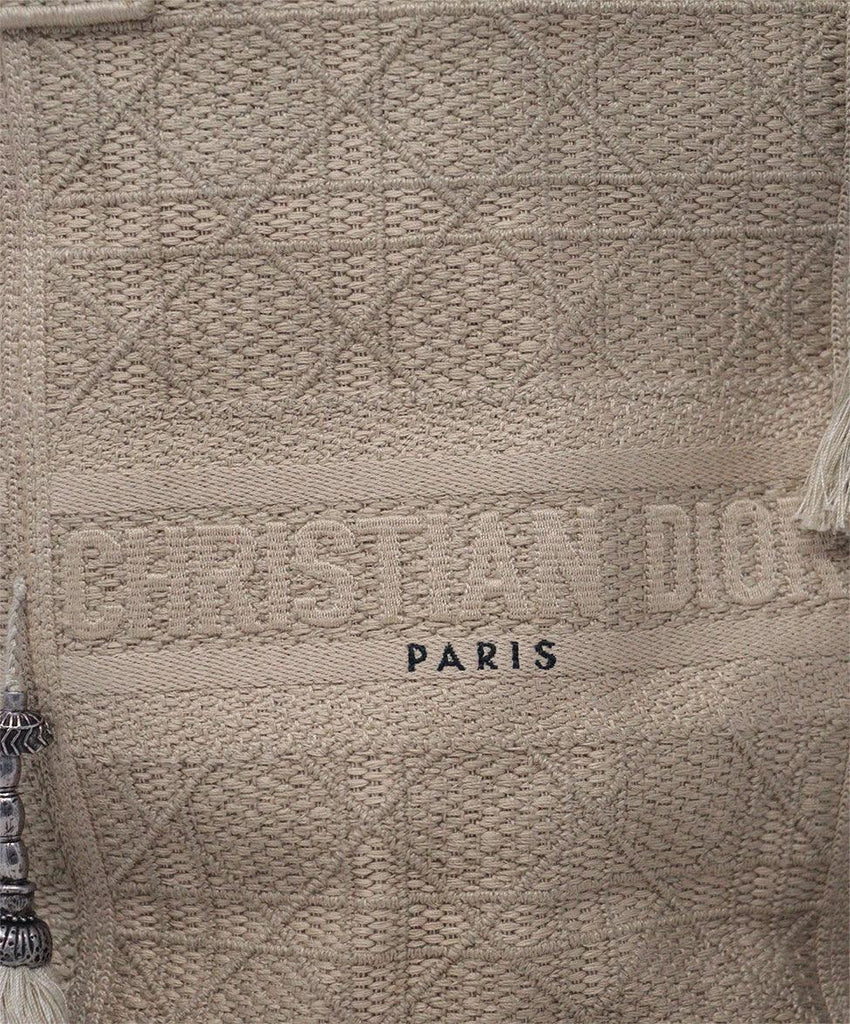 Christian Dior Beige Canvas Shoulder Bag - Michael's Consignment NYC