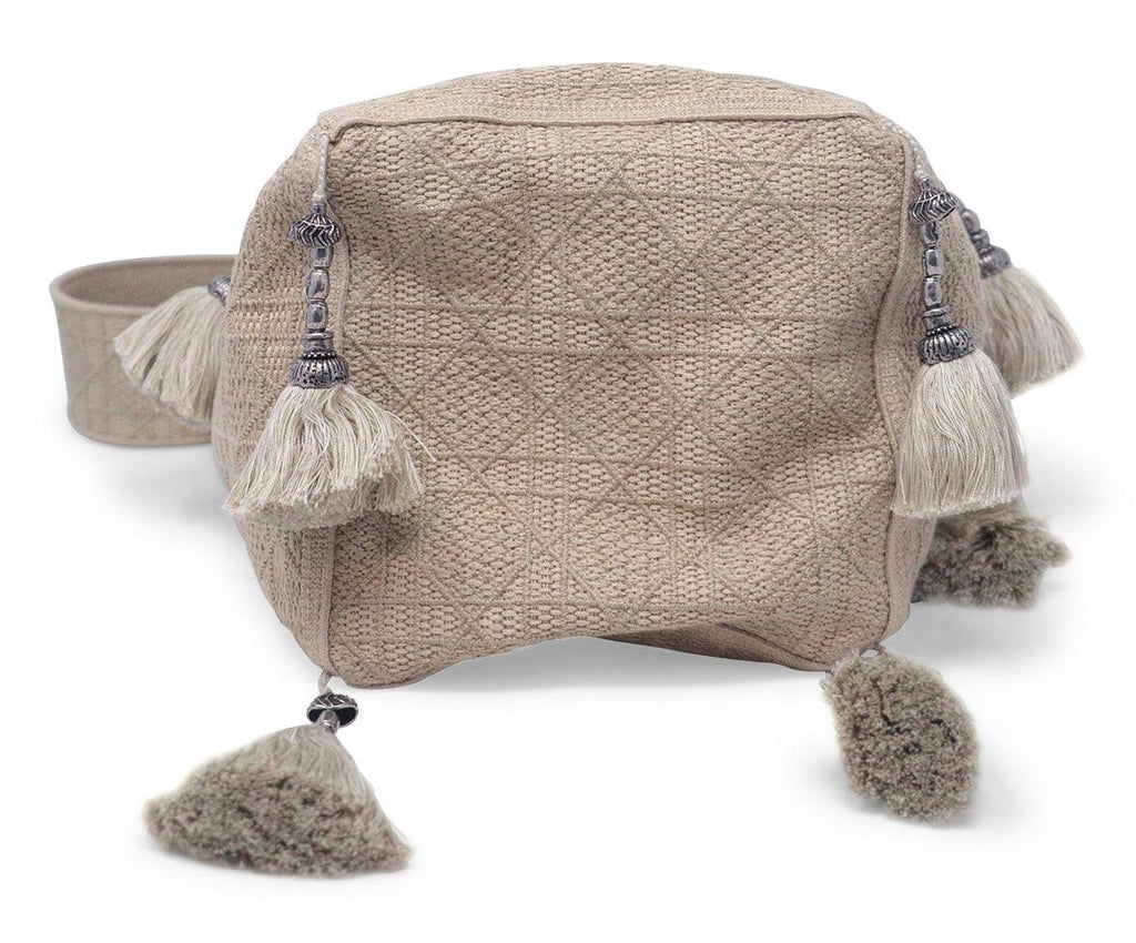 Christian Dior Beige Canvas Shoulder Bag - Michael's Consignment NYC