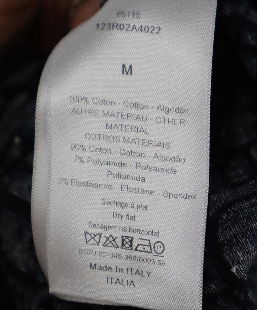 Christian Dior Navy & White Monogram Velour Dress sz 6 - Michael's Consignment NYC