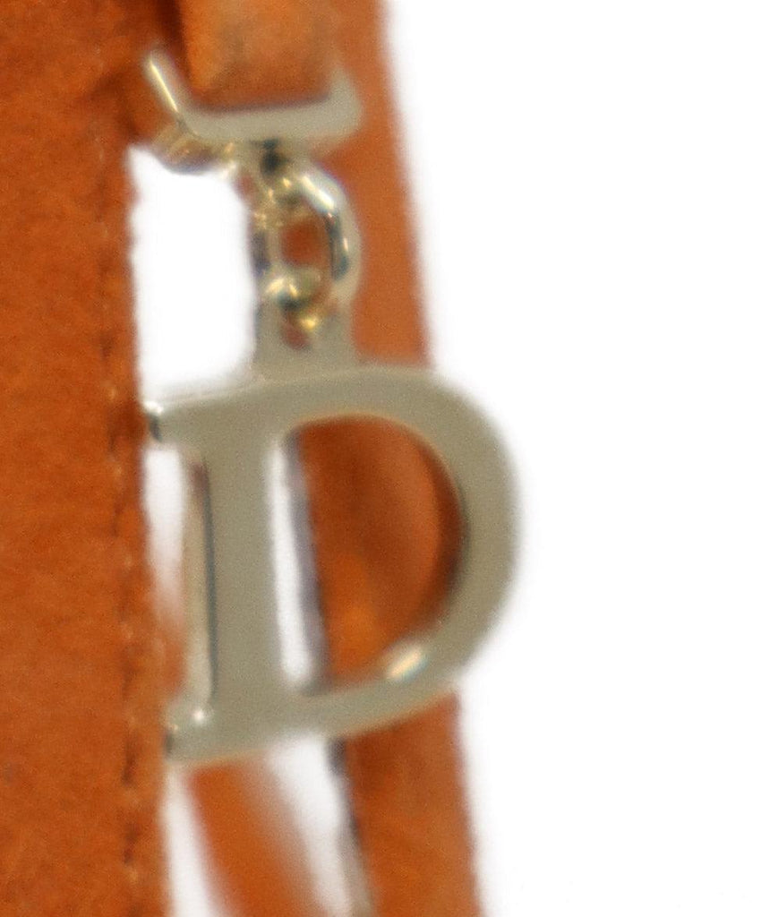 Christian Dior Orange Suede Platform Sandals sz 10 - Michael's Consignment NYC