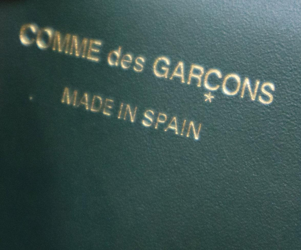 Comme Des Garcons Dark Green Leather Wallet - Michael's Consignment NYC