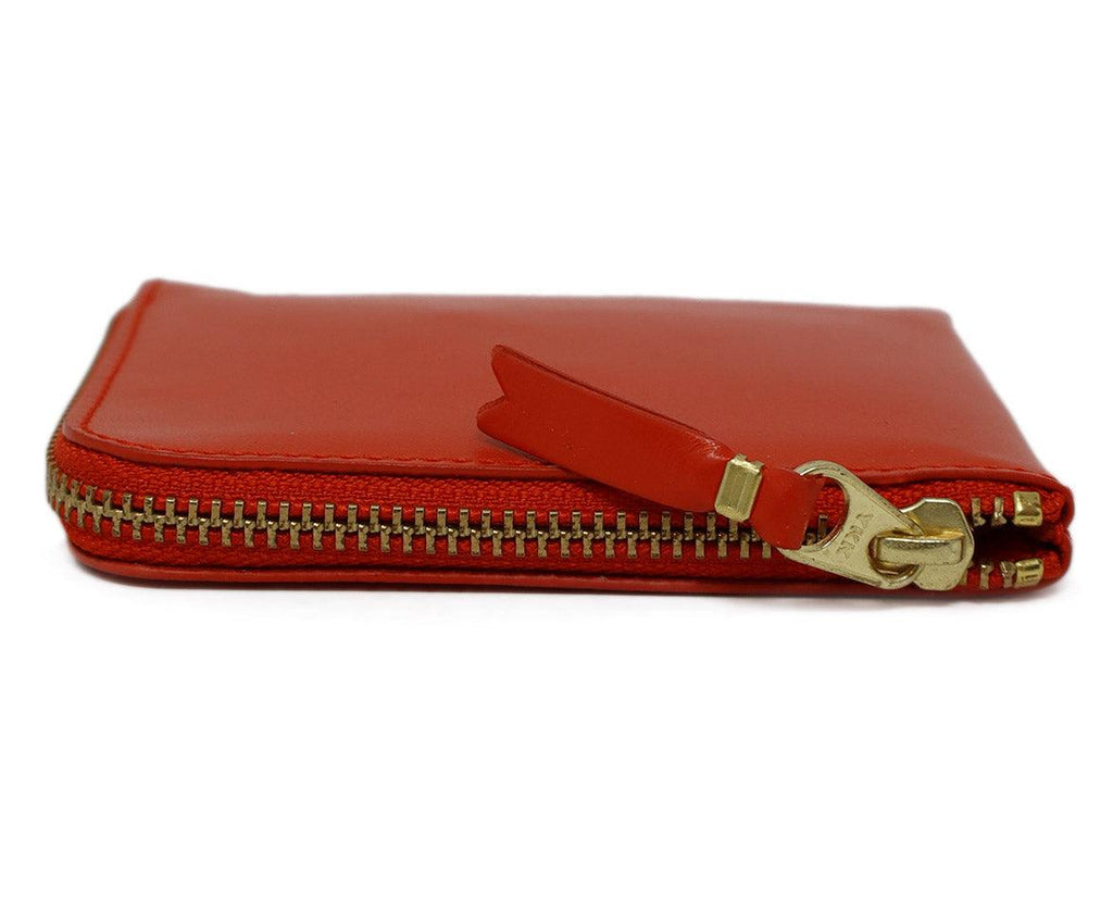 Comme Des Garcons Red Leather Wallet - Michael's Consignment NYC