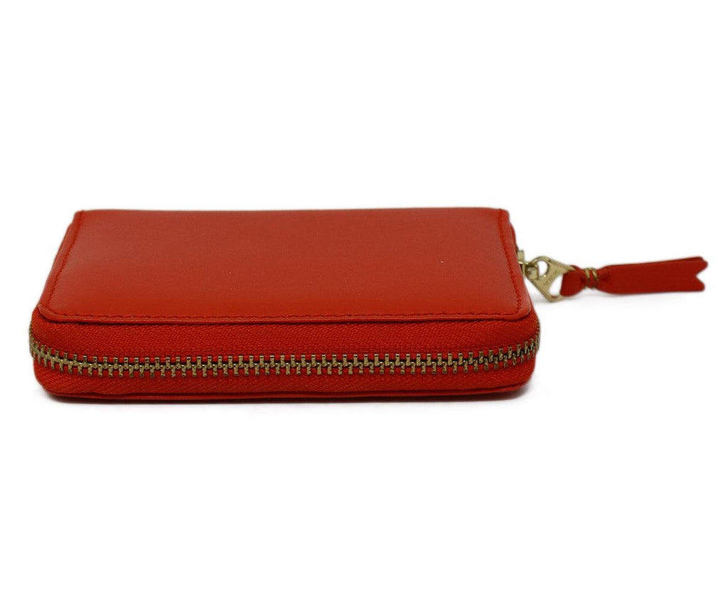 Commes Des Garcons Red Leather Change Purse - Michael's Consignment NYC