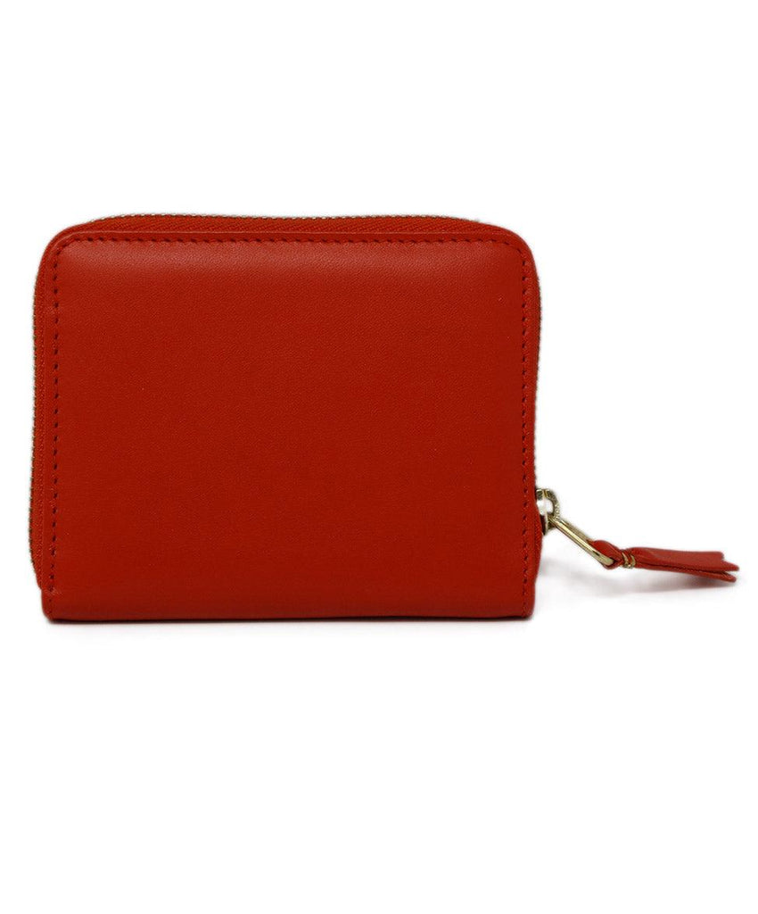 Commes Des Garcons Red Leather Change Purse - Michael's Consignment NYC