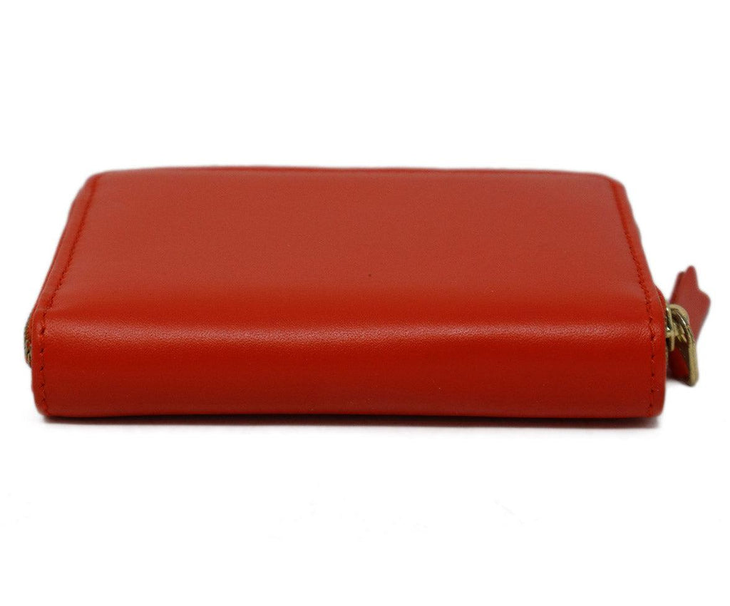 Commes Des Garcons Red Leather Change Purse - Michael's Consignment NYC