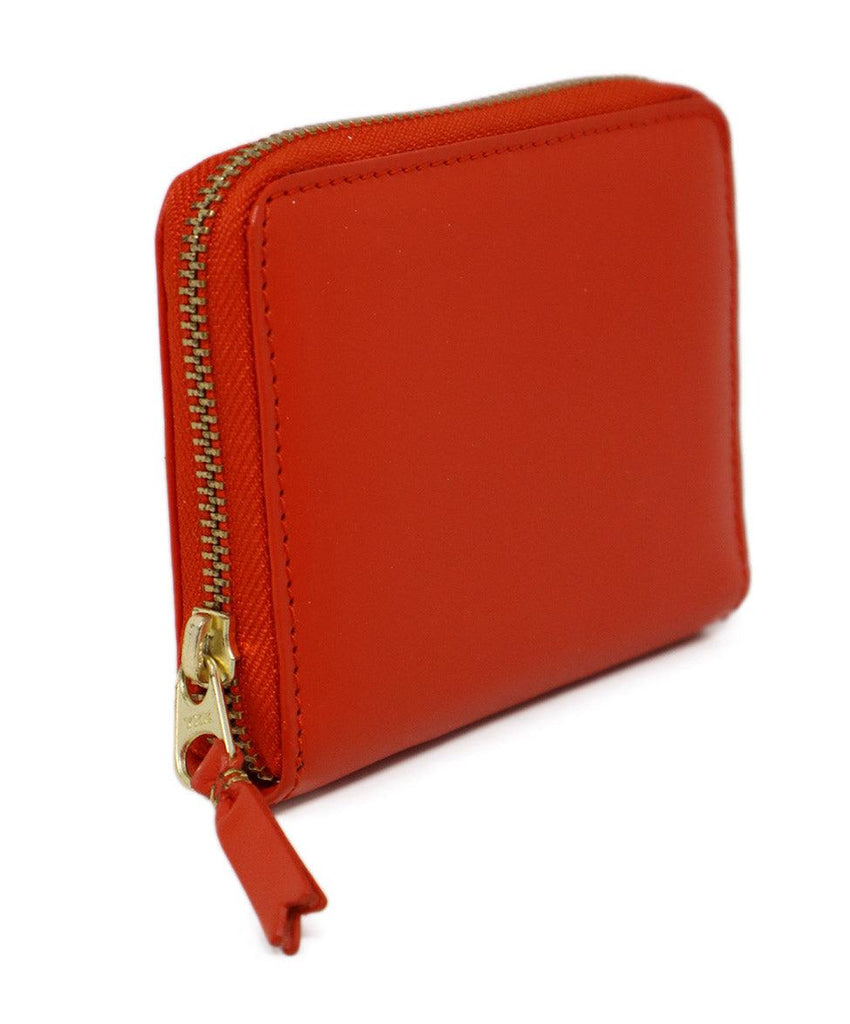 Commes Des Garcons Red Leather Change Purse - Michael's Consignment NYC