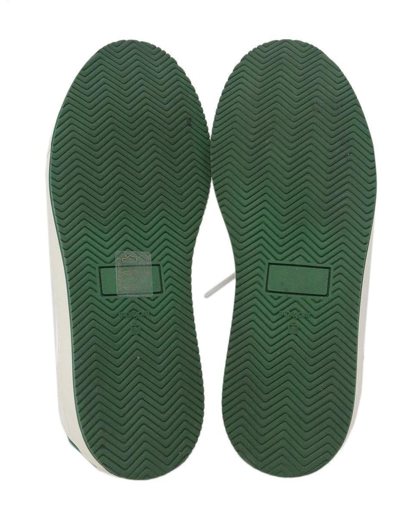 Common Projects White & Green Leather Sneakers sz 5 - Michael's Consignment NYC