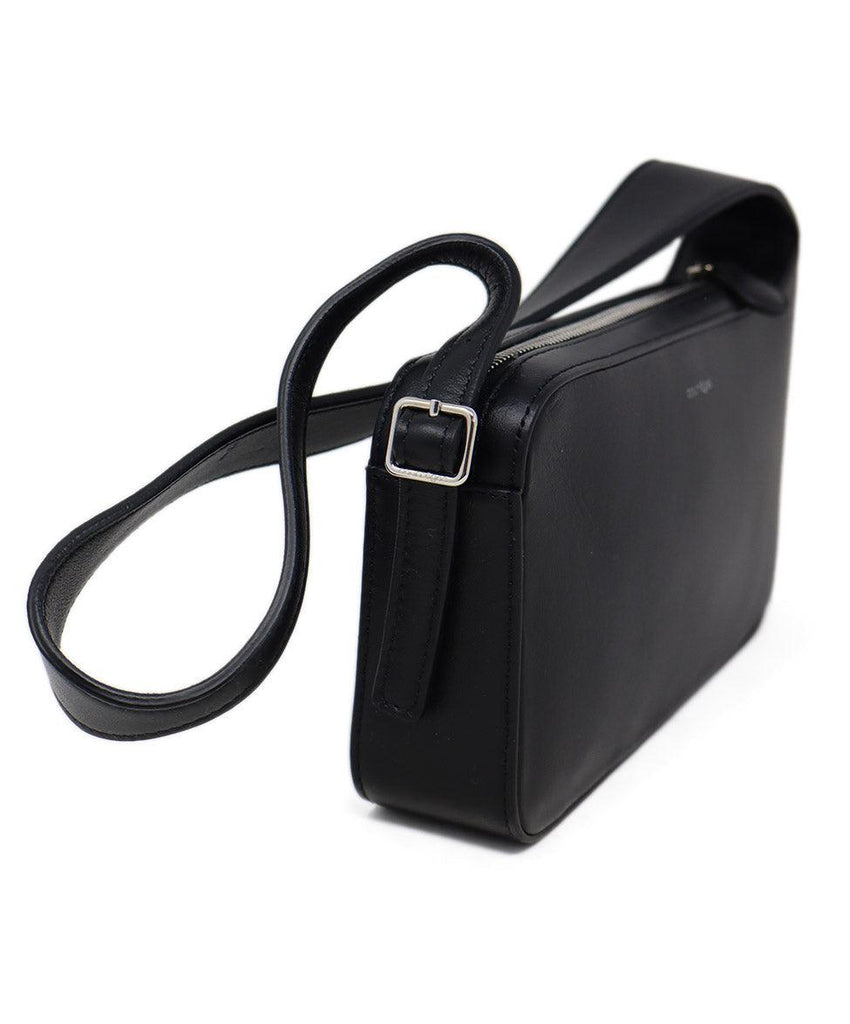 Courreges Black Leather Shoulder Bag - Michael's Consignment NYC
