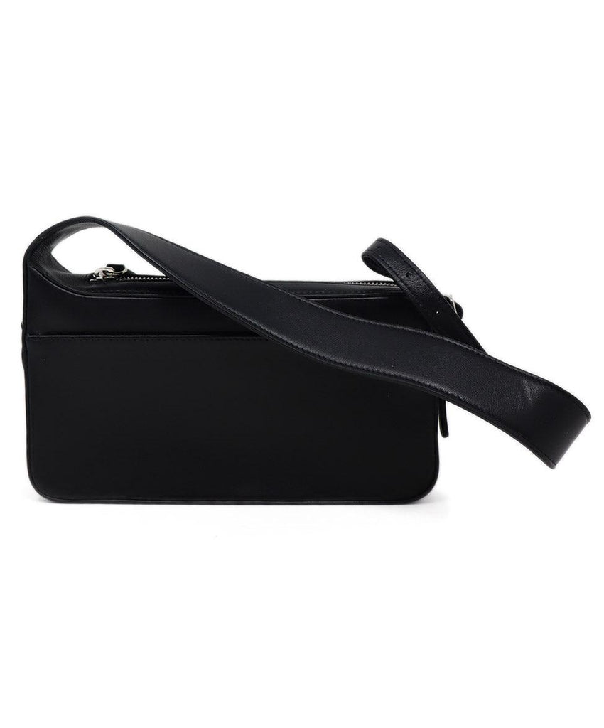 Courreges Black Leather Shoulder Bag - Michael's Consignment NYC