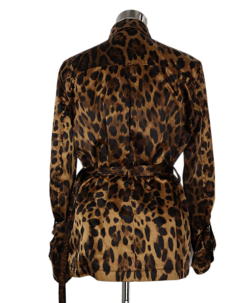 D&G Leopard Print Nylon Jacket sz 8 - Michael's Consignment NYC