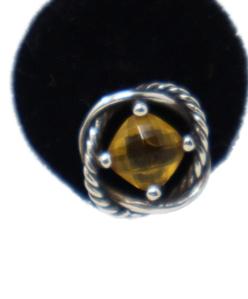 David Yurman Sterling Silver & Citrine Earrings - Michael's Consignment NYC